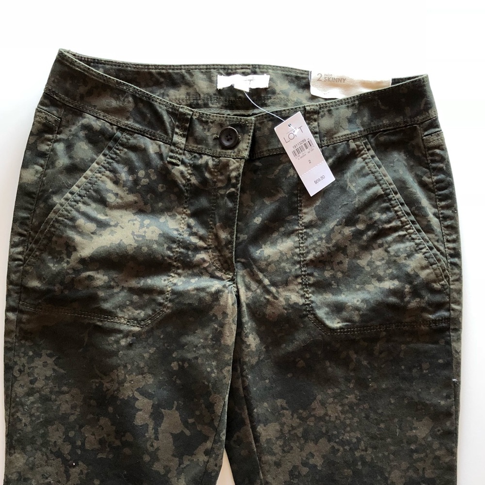 LOFT Camouflage Pants ✨NWT✨